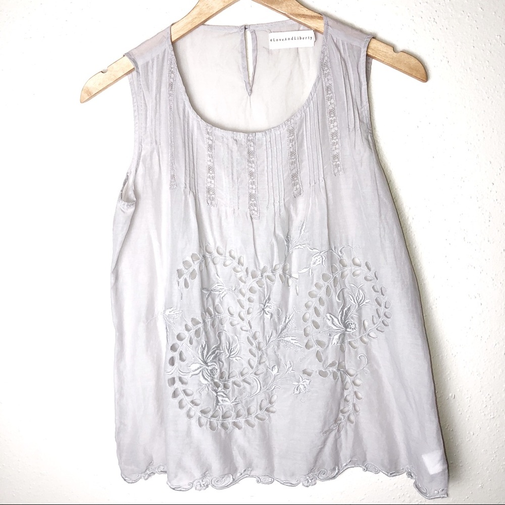 Johnny Was|4 Love and Liberty Tank